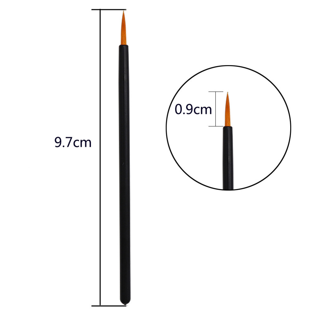 Makeup Brush Set - 100 Adet Tek Kullanımlık Eyeliner Fırçaları
