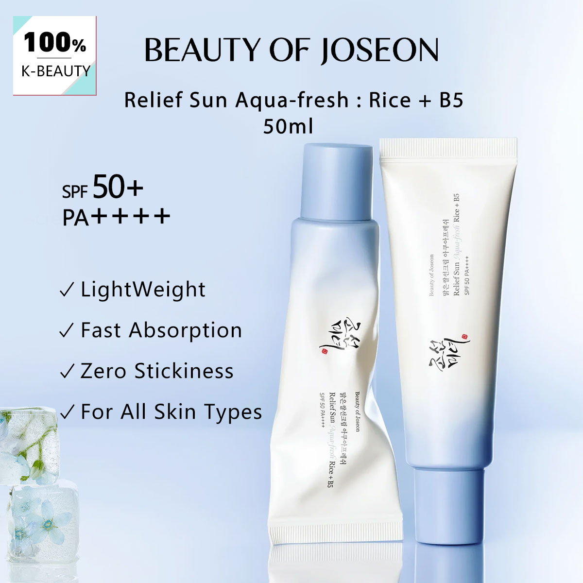 Beauty Makeup Korean - Beauty of Joseon Rahatlatıcı Güneş Kremi