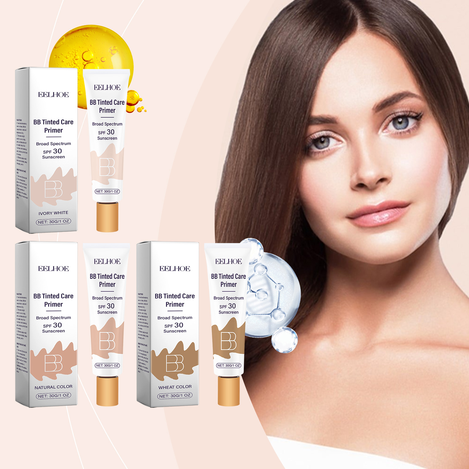 Bb Cream Tinted - Koruyucu BB Krem - Yüzdeki Lekeleri