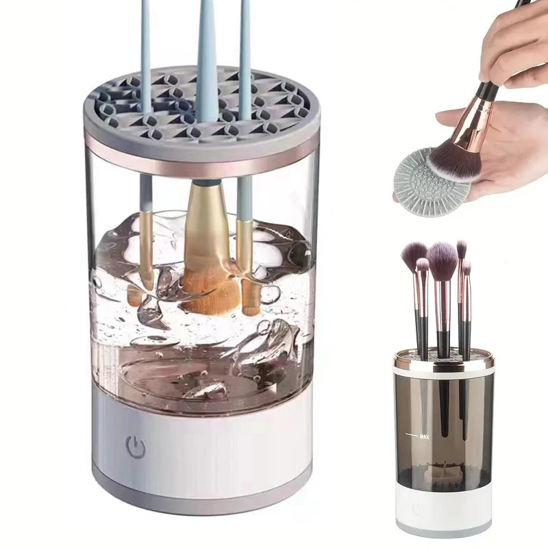 Makeup Brush Set - USB Fişi Taşınabilir Elektrikli Makyaj Fırça