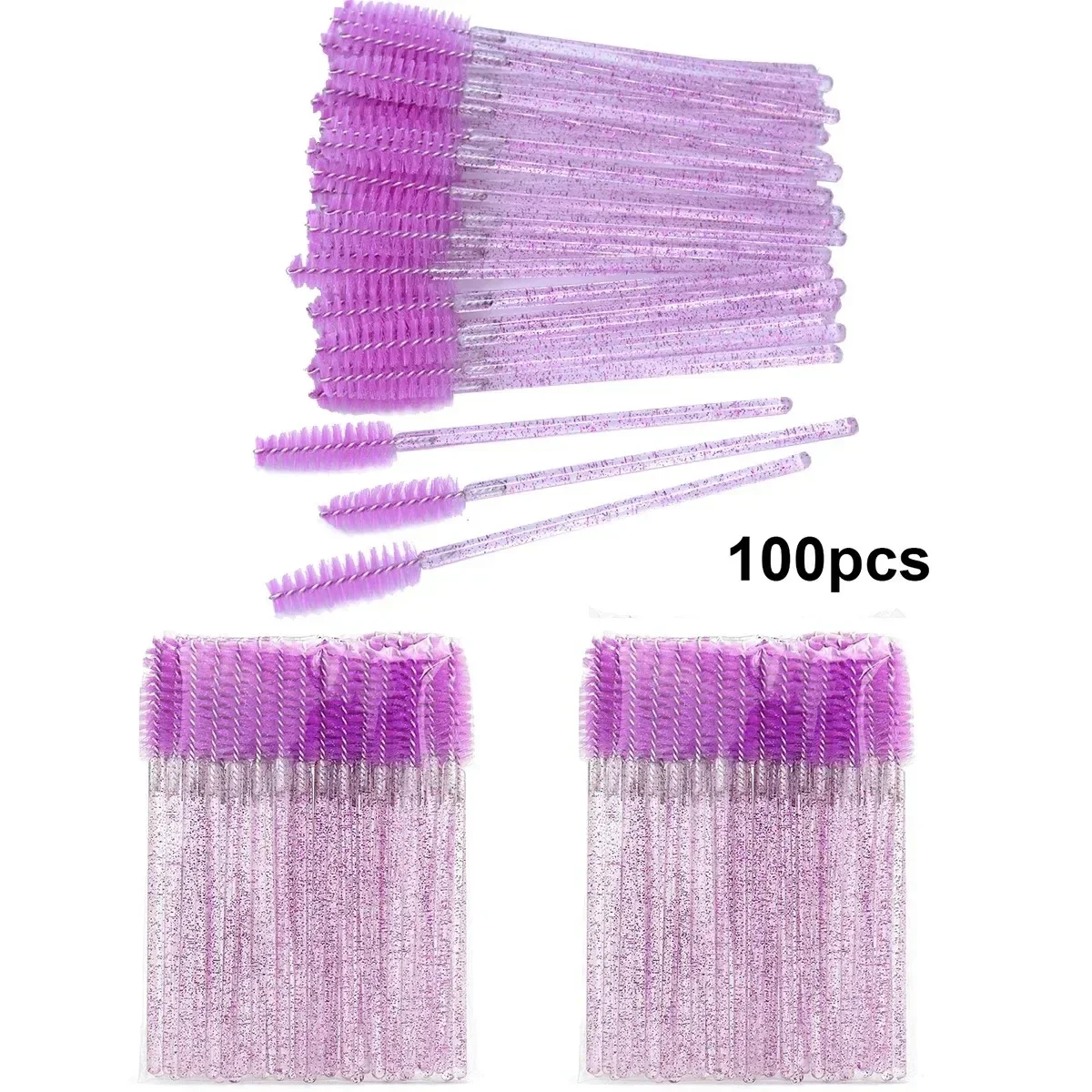 Toptan 100 adet Tek Kullanımlı - Makeup Brush Set incelemesi ve fiyatı