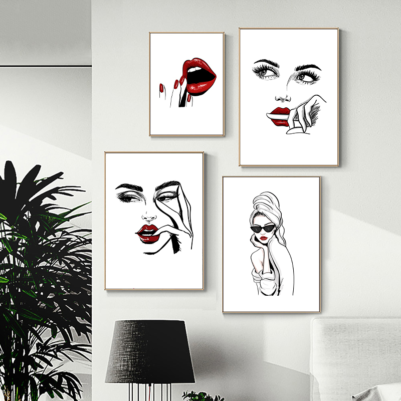 İskandinav moda makyaj posteri - Makeup Is Beauty Quotes incelemesi ve fiyatı