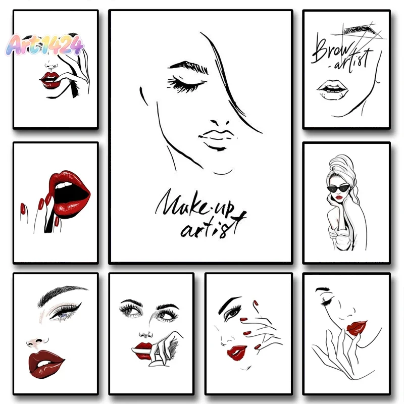 Moda Makyaj Posteri Seksi Güze - Makeup Is Beauty Quotes incelemesi ve fiyatı
