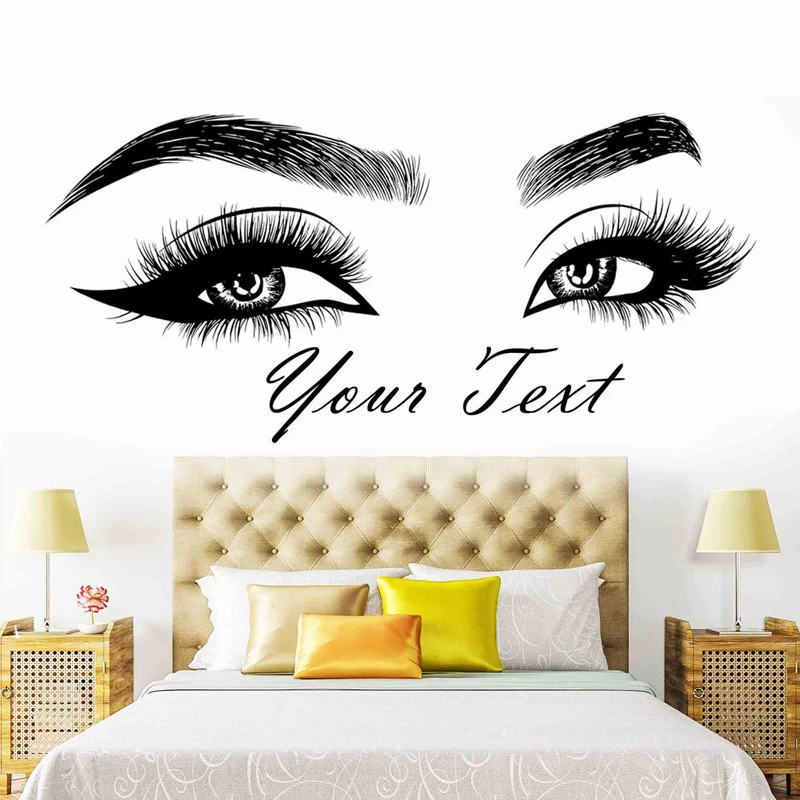 Kirpik Kaşları Vinil Etiket Gü - Makeup Is Beauty Quotes incelemesi ve fiyatı