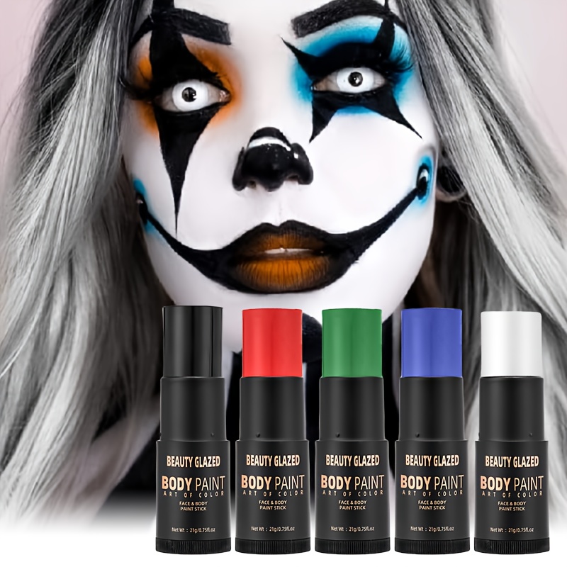 5 Renkli Yüz ve Vücut Boya Çub - Beauty Vampire Makeup incelemesi ve fiyatı